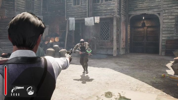 This hideout is between buildings - Sherlock Holmes Chapter One: Bandit Lairs - list of all - Secrets & Collectibles - Sherlock Holmes Chapter One Guide