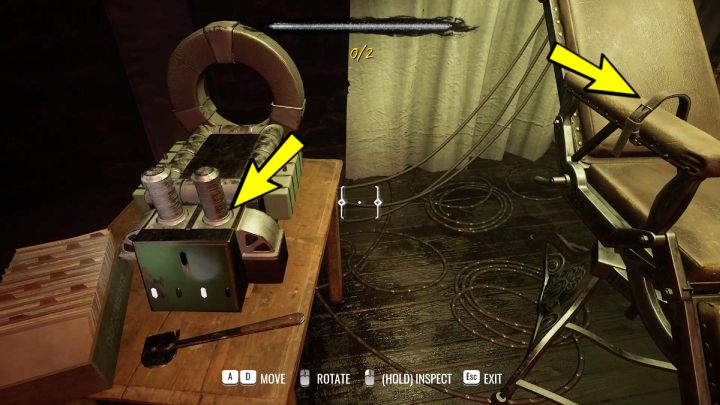 Go through the next door and check out the area by the chair for - Sherlock Holmes The Awakened: Hells Door - Sherlock Holmes The Awakened: Chapter 3 - Edelweiss Institute - Sherlock Holmes The Awakened Walkthrough