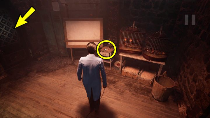 Lastly, examine the body of a small bird on the table next to the board and go through the final door - Sherlock Holmes The Awakened: Hells Door - Sherlock Holmes The Awakened: Chapter 3 - Edelweiss Institute - Sherlock Holmes The Awakened Walkthrough
