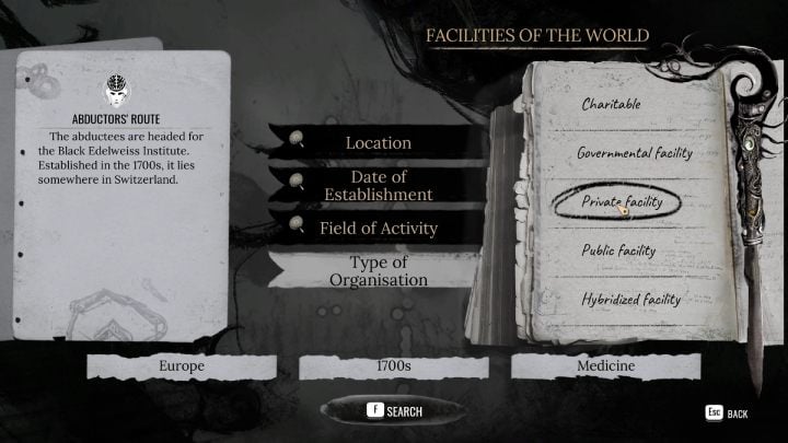 Open the Casebook, select the icon with the small book at the top and press the corresponding button to enter the archives - Sherlock Holmes The Awakened: Warehouses underground - Sherlock Holmes The Awakened: Chapter 2 - Port of London - Sherlock Holmes The Awakened Walkthrough