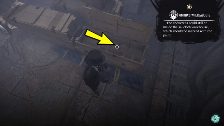 You will find the crank in one of the wooden boxes at the bottom of the warehouse - Sherlock Holmes The Awakened: Port of London - Sherlock Holmes The Awakened: Chapter 2 - Port of London - Sherlock Holmes The Awakened Walkthrough