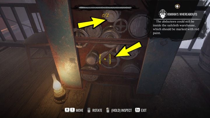 Go up the stairs and examine the mechanism on the left - Sherlock Holmes The Awakened: Port of London - Sherlock Holmes The Awakened: Chapter 2 - Port of London - Sherlock Holmes The Awakened Walkthrough