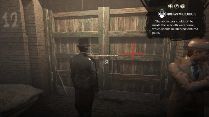Pin the Kimihia's whereabouts proof and open the lock of the warehouse door - Sherlock Holmes The Awakened: Port of London - Sherlock Holmes The Awakened: Chapter 2 - Port of London - Sherlock Holmes The Awakened Walkthrough