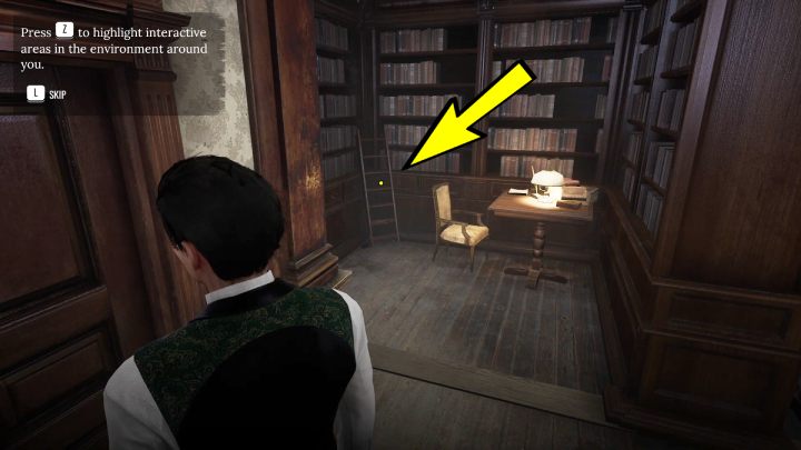 The bookshop owner will hide behind the door - Sherlock Holmes The Awakened: Chapter 1, Barnes Bookshop - Sherlock Holmes The Awakened: Chapter 1 - Baker Street - Sherlock Holmes The Awakened Walkthrough