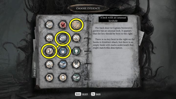 When you have uncovered all the clues in the garden and the shed, return to Captain Stenwick and provide him with the evidence - Sherlock Holmes The Awakened: Chapter 1, Stenwicks Manor - Sherlock Holmes The Awakened: Chapter 1 - Baker Street - Sherlock Holmes The Awakened Walkthrough