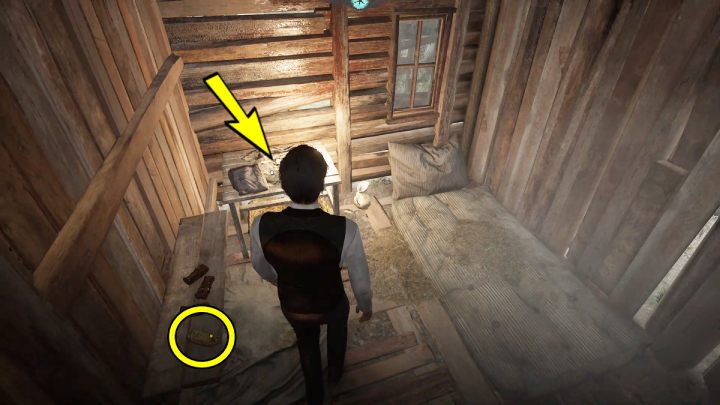 In the second room of the shed, pick up a small flute from the table against the wall and examine the clothes lying on the table by the bed - Sherlock Holmes The Awakened: Chapter 1, Stenwicks Manor - Sherlock Holmes The Awakened: Chapter 1 - Baker Street - Sherlock Holmes The Awakened Walkthrough
