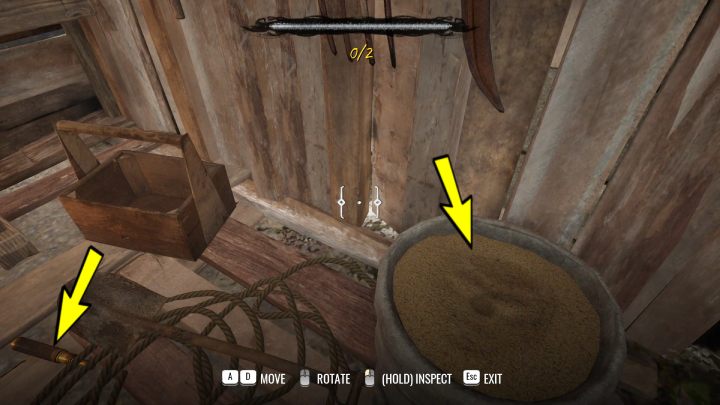 Walk up to the bag of grain and examine it - Sherlock Holmes The Awakened: Chapter 1, Stenwicks Manor - Sherlock Holmes The Awakened: Chapter 1 - Baker Street - Sherlock Holmes The Awakened Walkthrough