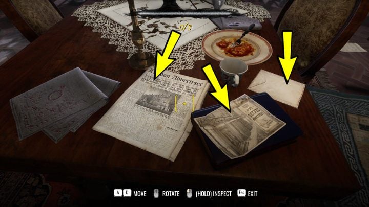 Walk up to the table in the middle of the room and interact with it - Sherlock Holmes The Awakened: Chapter 1, 221B Baker Street - Sherlock Holmes The Awakened: Chapter 1 - Baker Street - Sherlock Holmes The Awakened Walkthrough