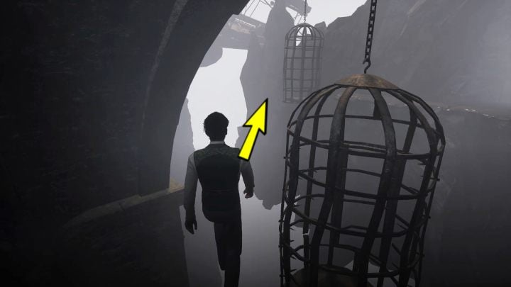 Circle the cage from the left and go straight to the next one - Sherlock Holmes The Awakened: The Cave - Sherlock Holmes The Awakened: Chapter 6 - Wetlands - Sherlock Holmes The Awakened Walkthrough