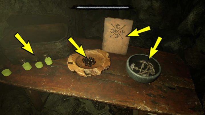 On the table to the right of the altar examine - Sherlock Holmes The Awakened: The Cave - Sherlock Holmes The Awakened: Chapter 6 - Wetlands - Sherlock Holmes The Awakened Walkthrough