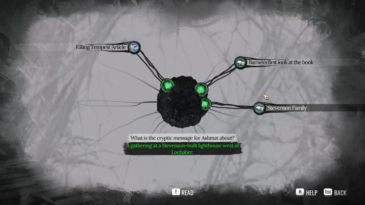 Enter the Mind Palace and with the question What is the cryptic message for Ashmat about, choose - Sherlock Holmes The Awakened: London - Sherlock Holmes The Awakened: Chapter 7 - London - Sherlock Holmes The Awakened Walkthrough