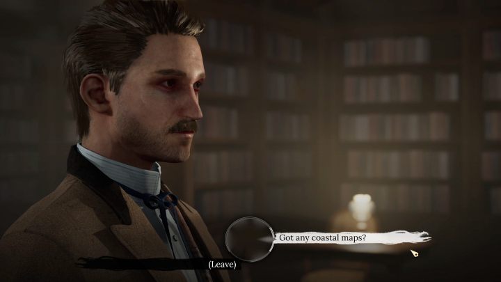 Talk to Barnes and ask him for a map of the coast - Sherlock Holmes The Awakened: London - Sherlock Holmes The Awakened: Chapter 7 - London - Sherlock Holmes The Awakened Walkthrough