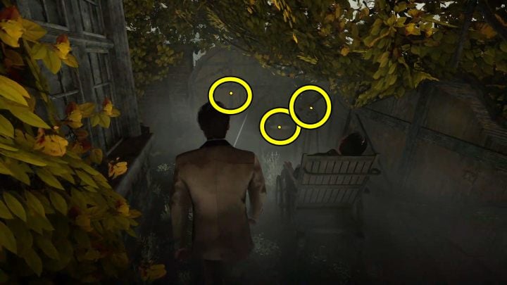 Examine the door of the house and go to the right side of the garden - Sherlock Holmes The Awakened: London - Sherlock Holmes The Awakened: Chapter 7 - London - Sherlock Holmes The Awakened Walkthrough