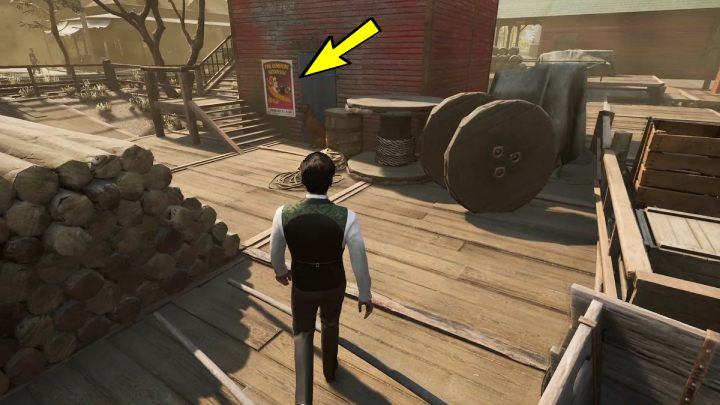 Notes: In the port, examine the poster informing of the auction - Sherlock Holmes The Awakened: Trophies / Achievements - Sherlock Holmes The Awakened: Appendix - Sherlock Holmes The Awakened Walkthrough