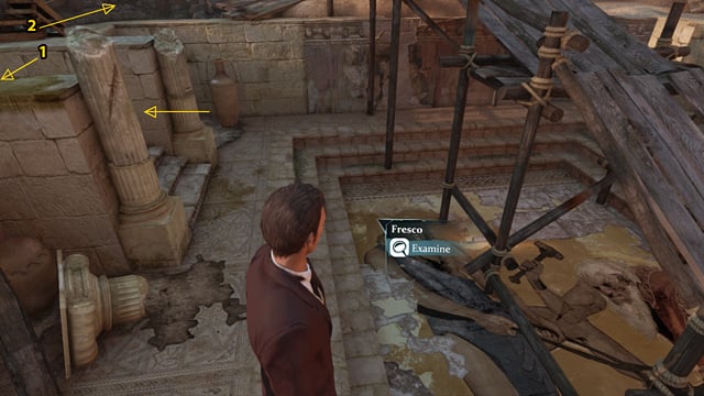 1 - to Area 2, 2 - to Area 5 - Sherlock Holmes Crimes and Punishments: Search the excavation site - Sherlock Holmes Crimes and Punishments: Blood Bath - Sherlock Holmes: Crimes and Punishments Game Guide