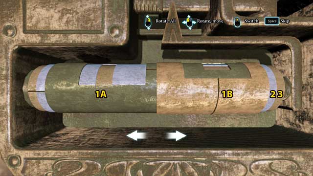 Switch (2 clicks) to nr 2 and rotate it so that the horizontal line on the edge of it matches the one on nr 3 - Sherlock Holmes Crimes and Punishments: Request Wiggins assistance in locating the right circus - Sherlock Holmes Crimes and Punishments: A Half Moon Walk - Sherlock Holmes: Crimes and Punishments Game Guide