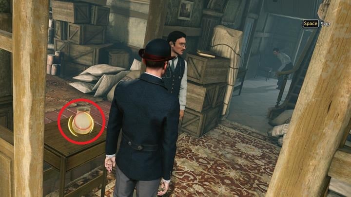 Sneak up to the back of the mansion and try to open the door - Searching For Evidence and Analyzing The Handkerchief | Walkthrough - Prey Tell | Walkthrough - Sherlock Holmes: The Devils Daughter Game Walkthrough