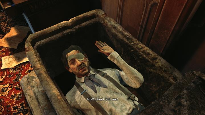 Inside the sarcophagus you will find Albeit - Visit in hospital and in Albeits house | Walkthrough - A Study in Green | Walkthrough - Sherlock Holmes: The Devils Daughter Game Walkthrough