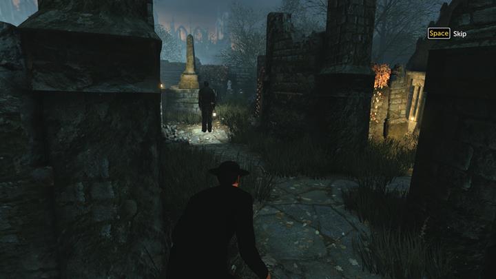 Turn right when the man is away - Monastery | Walkthrough - Infamy | Walkthrough - Sherlock Holmes: The Devils Daughter Game Walkthrough