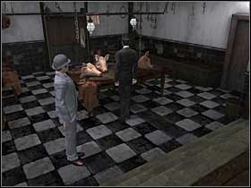 As a result, Holmes and Watson are again in front of the slaughterhouse door - Whitechapel, night 7/8 October 1888 - Walkthrough - Sherlock Holmes vs. Jack the Ripper - Game Guide and Walkthrough