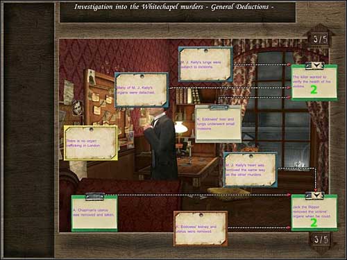 General Deductions 3/5 - Baker Street, 9th November 1888 - Walkthrough - Sherlock Holmes vs. Jack the Ripper - Game Guide and Walkthrough