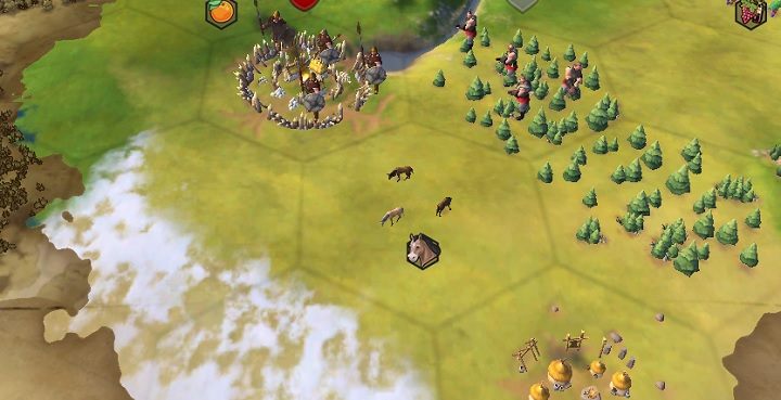 The native villages are often found next to barbarian camps. - Civilization 6: Native Villages - tips - The World - Sid Meiers Civilization VI Game Guide