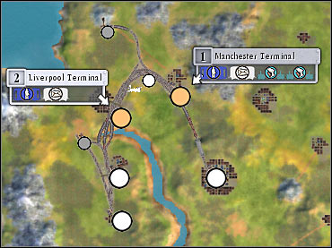 It's best to create a few production chains in order to increase your income - Scenario 5 - Great Britain - Game scenarios - Sid Meiers Railroads! - Game Guide and Walkthrough