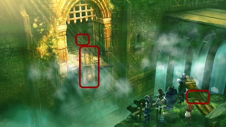 When Kyras idea with the bomb wont work just exactly as she wanted to, you need to find a way to get to the city through the moat - Chapter Three | Walkthrough - Walkthrough - Silence: The Whispered World 2 Game Guide