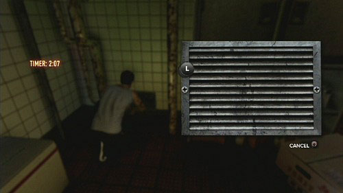 You have to open the bars by pressing the triangle and put the wire-tapping in the shown place - Listening In - Walkthrough - Sleeping Dogs - Game Guide and Walkthrough