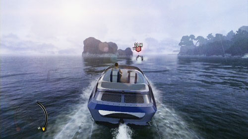 When the cut scene ends, you will be driving the motorboat and chase the gangster - Final Kill - Walkthrough - Sleeping Dogs - Game Guide and Walkthrough