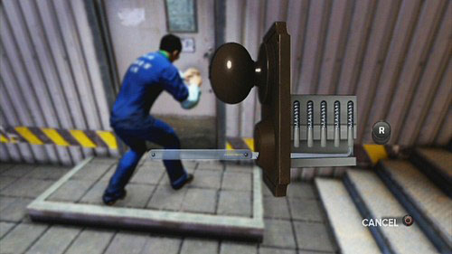 The device is in the locked warehouse, which you have to open with pick-locks - Dockyard Heist - Walkthrough - Sleeping Dogs - Game Guide and Walkthrough