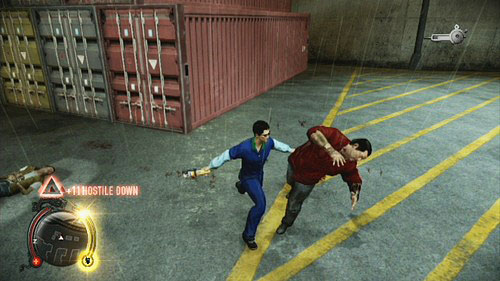 The stuff you want to steal is guarded by few groups of enemies - Dockyard Heist - Walkthrough - Sleeping Dogs - Game Guide and Walkthrough