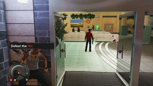 When the cut scene ends, take the pistol from the nearest enemy and then quickly hide behind the cover - Intensive Care - Walkthrough - Sleeping Dogs - Game Guide and Walkthrough