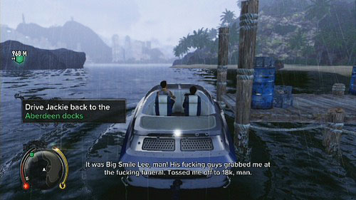 When the friend is safe, drive him back to the shore and go take a nap in your flat - Buried Alive - Walkthrough - Sleeping Dogs - Game Guide and Walkthrough