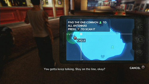 Now you have to track the signal of the phone youre looking for - Hotshot Lead 4 - Hotshot - Cop Missions - Sleeping Dogs - Game Guide and Walkthrough