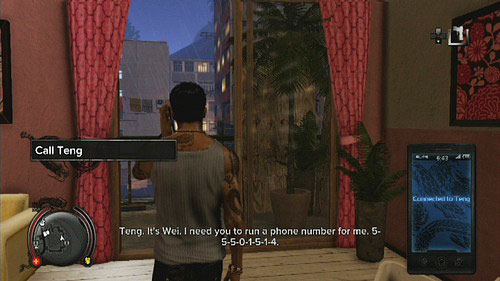 Call Teng and the mission ends - Kidnapper Lead 1 - Cop Missions - Sleeping Dogs - Game Guide and Walkthrough