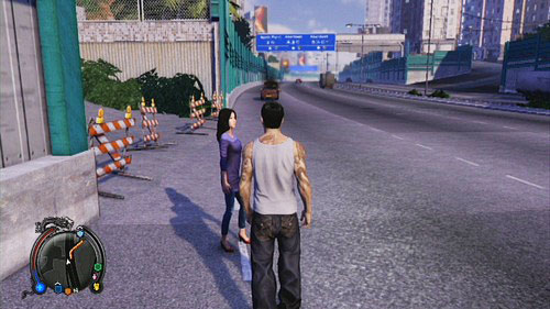 You meet a woman who asks you to repair her car - North Point - Secondary Missions - Sleeping Dogs - Game Guide and Walkthrough