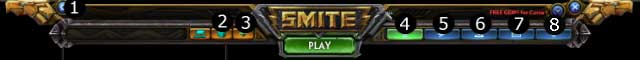 In the top left corner there is an options icon, where you can change the settings, such as graphics, sound, controls, etc - The players top panel - How to start? - Smite - Game Guide and Walkthrough