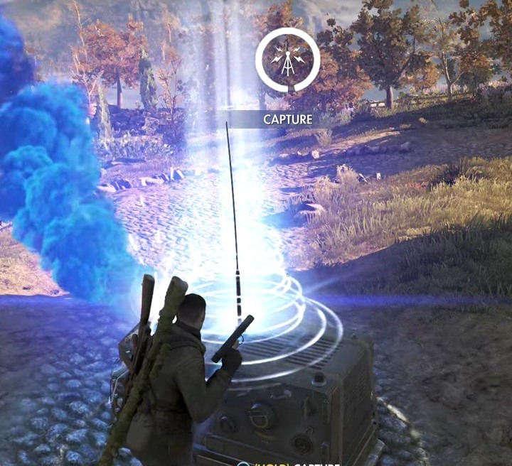 When the enemy fills the capture meter almost entirely, kill them and finish capturing yourself - Channel Changer | Sniper Elite 4 Trophies - Trophies - Sniper Elite 4 Game Guide