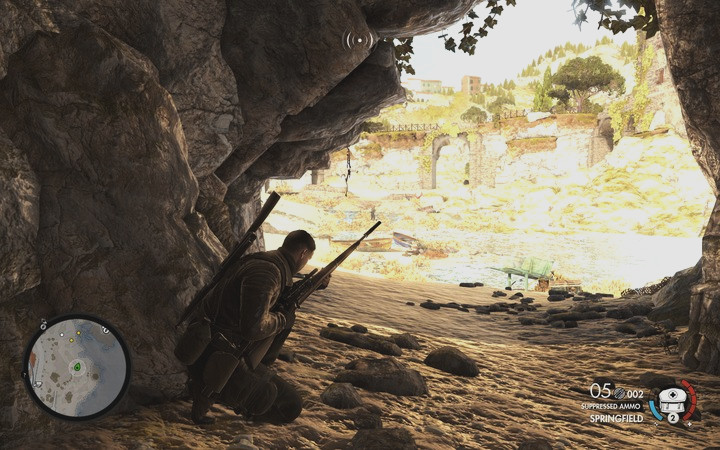 Now, you need to retrieve the report from the fallen body (M2 - Obtaining the sniper reports | Mission 2 Bitanti Village in Sniper Elite 4 - Mission 2: Bitanti Village - Sniper Elite 4 Game Guide
