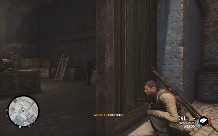 The harbor master - Kill the harbor master / the first floodlight | Mission 4 Lorino Dockyard - Mission 4: Lorino Dockyard - Sniper Elite 4 Game Guide