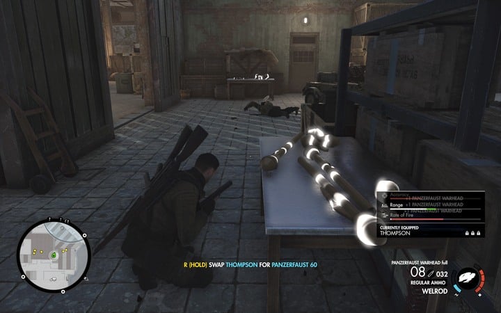 Is this enough? - Get to the armory | Mission 4 Lorino Dockyard in Sniper Elite 4 - Mission 4: Lorino Dockyard - Sniper Elite 4 Game Guide