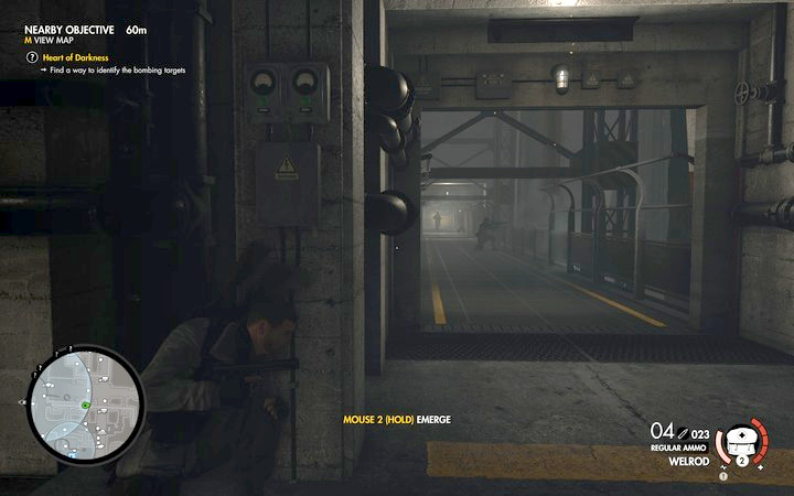 Do not lean out to kill the sniper - he will come to you - Base entrance | Mission 8 Allagra Fortress in Sniper Elite 4 - Mission 8: Allagra Fortress - Sniper Elite 4 Game Guide