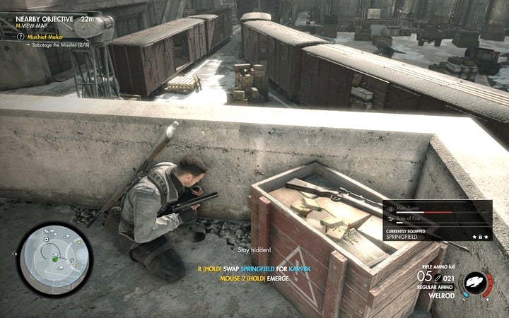 Blow up the rest of the rockets. There are three of them scattered around the yard - Tank 5, rockets 3 and 4 | Mission 8 Allagra Fortress in Sniper Elite 4 - Mission 8: Allagra Fortress - Sniper Elite 4 Game Guide