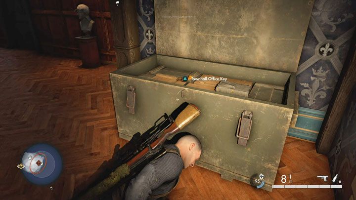 Remember to sneak while exploring the town hall - Sniper Elite 5: Mission 8 Kill List Target: Shinji Yoshikawa - walkthrough - Mission 8 - Rubble and ruins - Sniper Elite 5 Guide, Walkthrough