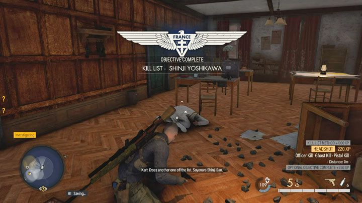 Go through the next rooms - Sniper Elite 5: Mission 8 Kill List Target: Shinji Yoshikawa - walkthrough - Mission 8 - Rubble and ruins - Sniper Elite 5 Guide, Walkthrough