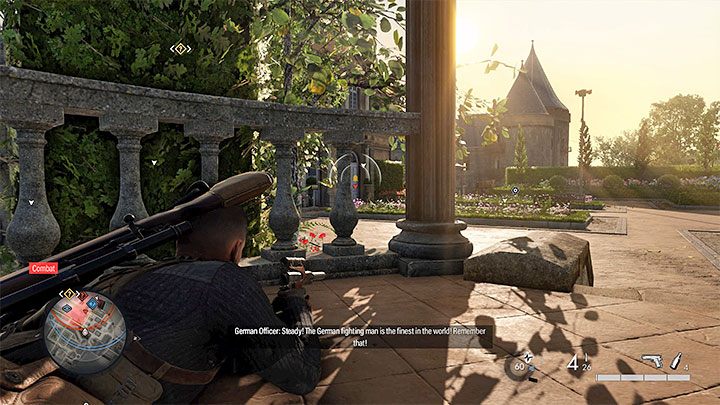 There are 3 levels of enemy alertness, and correctly identifying them reduces the risk of triggering an alarm - Sniper Elite 5: Stealth - gameplay basics - Basics - Sniper Elite 5 Guide, Walkthrough