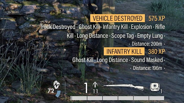 The game rewards you with XP for each defeated opponent and machine destroyed - Sniper Elite 5: XP - how to level up character fast? - FAQ - Sniper Elite 5 Guide, Walkthrough