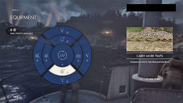 Carry More Traps - cost: 1 skill point - Sniper Elite 5: Best skills - list - Basics - Sniper Elite 5 Guide, Walkthrough