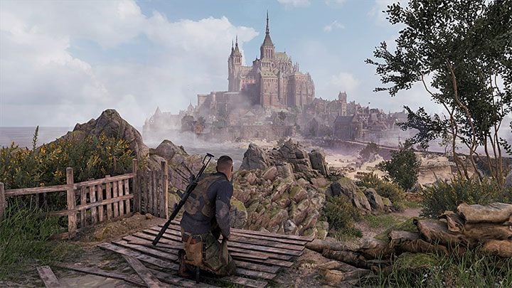 You will reach the viewpoint immediately after starting the mission (in its default starting point) - Sniper Elite 5: Mission 3 (Spy Academy) map and description of the location - Mission 3 - Spy Academy - Sniper Elite 5 Guide, Walkthrough